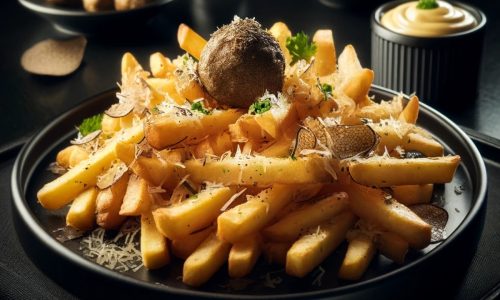 Truffled french fries